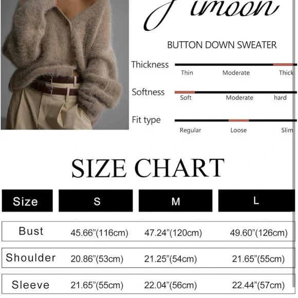 Cozy Brown Women's Cardigan Sweater - Picture 7 of 7